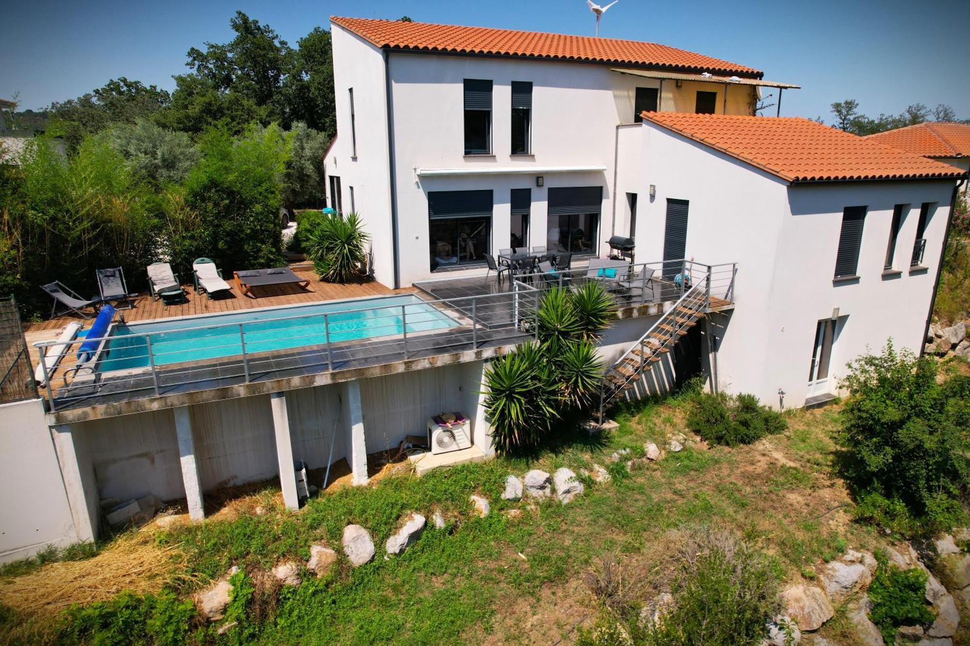 Villa Contemporaine, Jardin Mediterraneen Et Piscine Privee Saint-Jean-Pla-de-Corts Exteriér fotografie